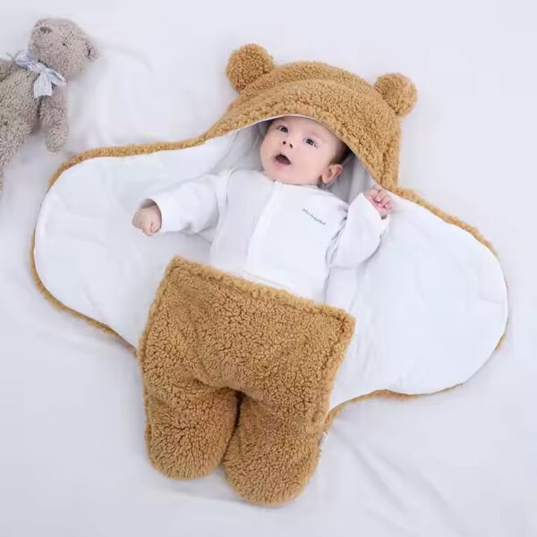 Winter newborn baby blanket boy girl sleeping bag one-piece warm baby wrap blanket clothes newborn baby blanket