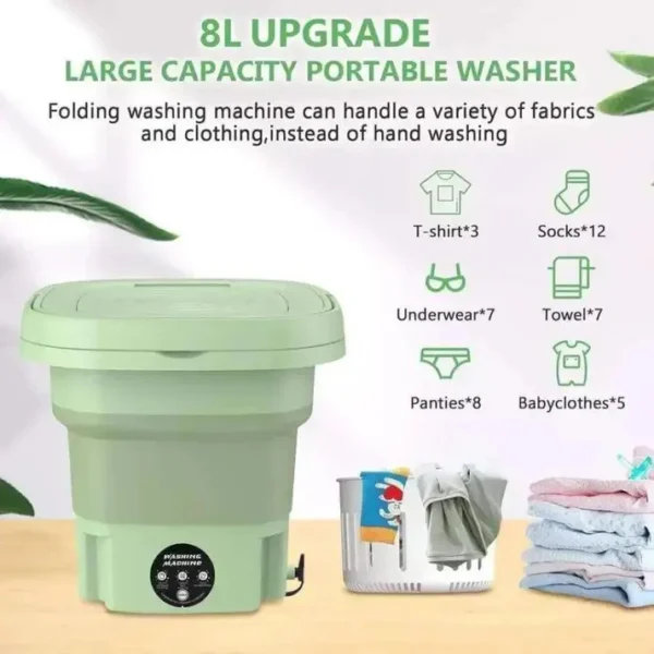 9L Portable Foldable Washing Machine - Image 2